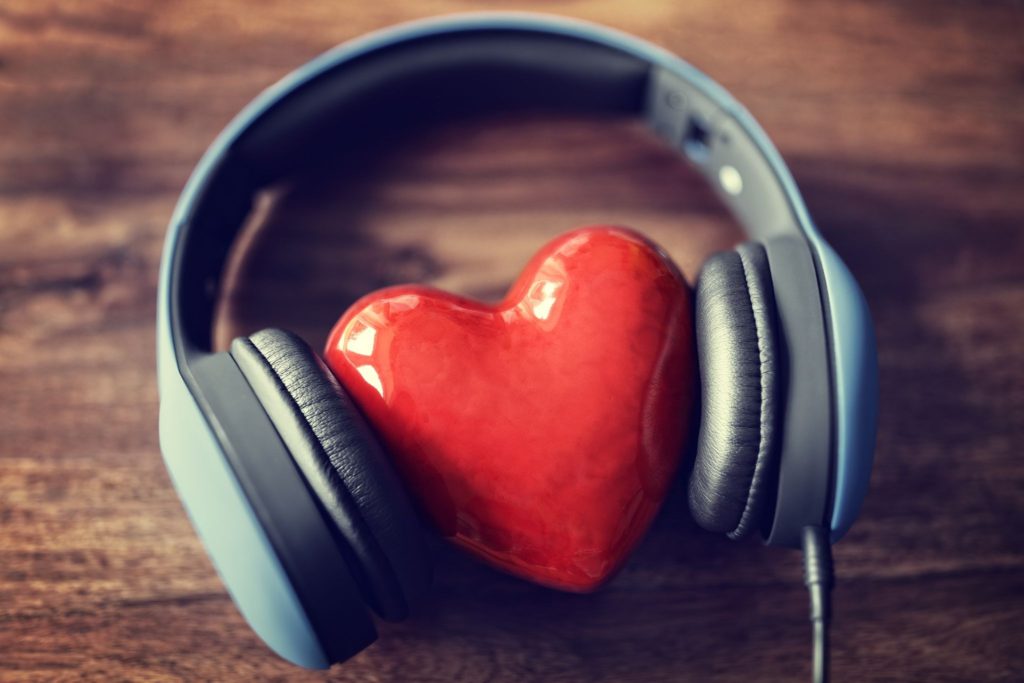 Headphones-and-heart